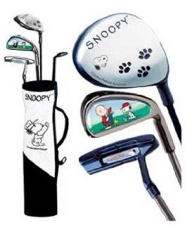 La Jolla Snoopy Golf Clubs Carry Bag Set Red System Ages 3