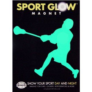 Glow in the Dark Lacrosse Car Magnet   SPORT GLOWTM (Boy
