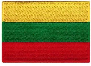 Lithuania Flag Embroidered Patch Lithuanian Iron On