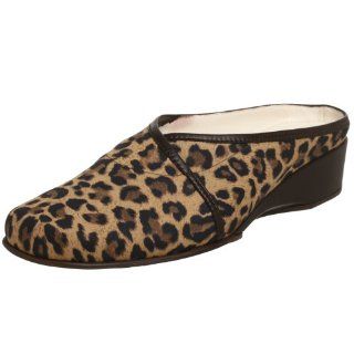 Rose Womens Kaven Wedge Slide,Cheetah,34 EU (US Womens 4 M) Shoes