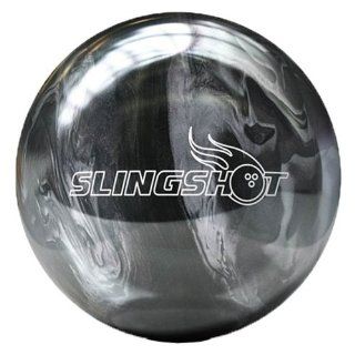 Brunswick Slingshot Bowling Ball  Silver/Black: Sports