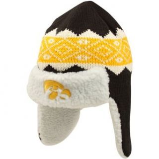 NCAA 47 Brand Iowa Hawkeyes Yeti Knit Beanie   Gold/Black
