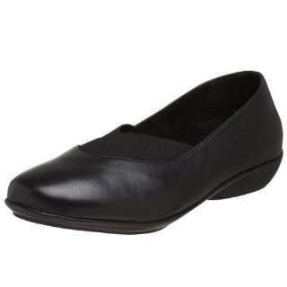 Womens Bianca Flat,Black Leather,36 EU (US Womens 5 5.5 M): Shoes
