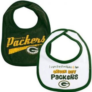 NFL Green Bay Packers Infant Bib, Pack of 2, One Size