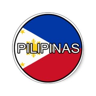 Philippines Pilipinas Euro Sticker