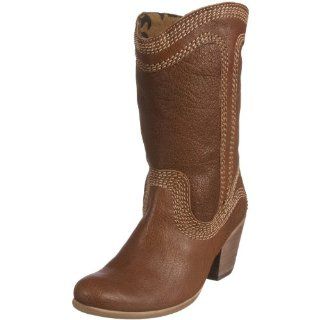  FLY London Womens Leah Boot,Brown Leather,35 EU / 4 B(M) US Shoes