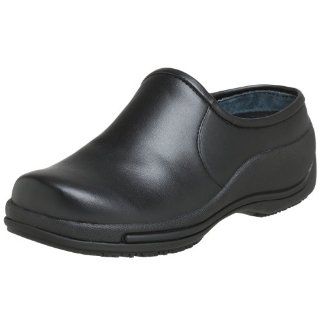 Womens Corinne Smooth Leather Clog,Black,37 EU / 6.5 7 B(M) US Shoes