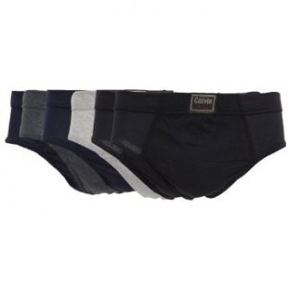 (Pack of 6) (Large (Waist 36 39inch)) (Black/Navy/Grey) Clothing