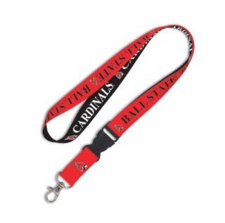 Ball State Cardinals Official Logo Lanyard Keychain
