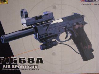 Pietro Beretta M93r ( P668a) Airsoft Spring Powered Pistol