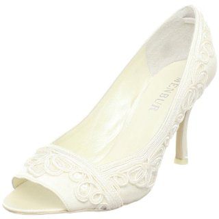  Menbur Womens Novia Wedding Pump,Ivory,37 B EU/6.5 M US Shoes