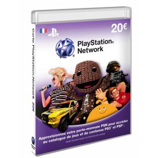20 €   Achat / Vente PLAYSTATION 3 Cards PLAYSTATION NETWORK 20