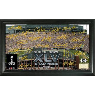 Highland Mint Green Bay Packers Super Bowl XLV Champions Autographed