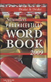 Saunders Pharmaceutical Word Book 2009 (Paperback)