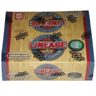 Upper Deck NBA 2009 Lineage Card Box (Pack of 24)