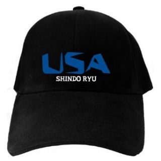 Caps Black Usa Shindo Ryu  Martial Arts: Clothing