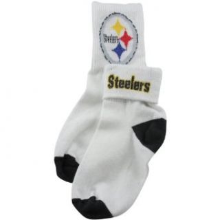 NFL Pittsburgh Steelers Toddler Roll Top Crew Socks