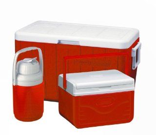 Coleman 48 Quart Cooler Combo (Red): Sports & Outdoors