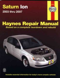 Saturn Ion 2003 2007: Automotive Repair Manual (Paperback) Today: $19