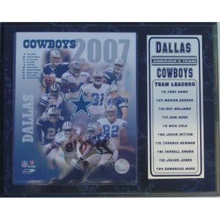 Dallas Cowboys 2007 Team Stat Plaque Today $19.49