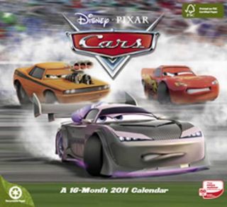 Disney Pixars Cars 2011 Wall Calendar
