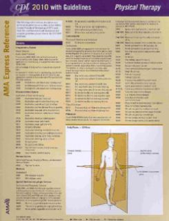 CPT 2010 Express Reference Coding Card Physical Therapy (Cards