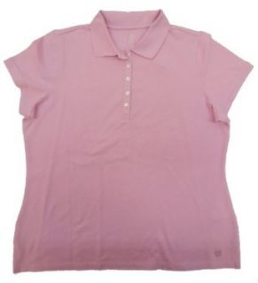 Womens Izod s/s Polo Tee (Light Pink; XXL): Clothing