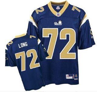 Chris Long #72 St. Louis Rams Replica NFL Jersey Blue Size
