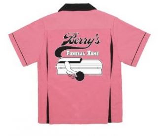 Berrys Funeral Home Pink/Black Classic Retro Bowling