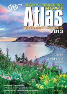 AAA Easy Reading Road Atlas 2013 (Paperback) Today $8.87
