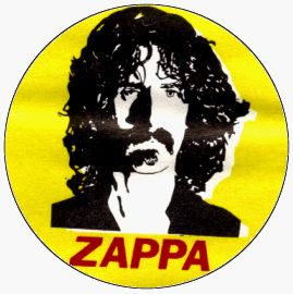 Frank Zappa   Drawing (Face Shot)   1 1/4 Button / Pin