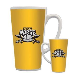 Northern Kentucky Full Color Latte Mug 17oz, NKU Norse w