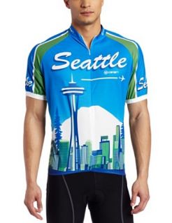 Canari Cyclewear Mens Seattle Short Sleeve Cycling Jersey
