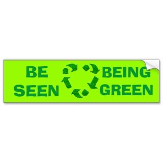 EARTH DAY RECYCLING STICKER BUMPER STICKERS