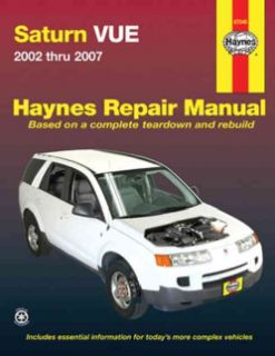 Haynes Saturn Vue 2002 Thru 2007 Repair Manual (Paperback) Today $20
