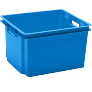 Box de rangement CROWNEST 30L Bleu cabalt   Achat / Vente PETIT MEUBLE