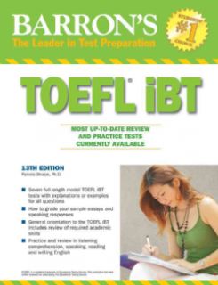 Barrons TOEFL iBT Internet based Test (Paperback) Today $14.43