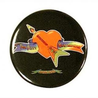 Tom Petty   Heart Logo   Button Clothing