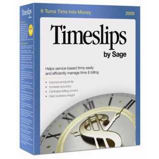 Sage Timeslips 2009 PC Software