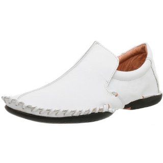 Red Tape Mens Driver Slip on,White,8 M Shoes