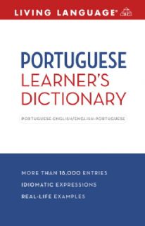 Living Language Portuguese Learners Dictionary Portuguese   English