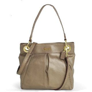 : Coach Leather Hippie Crossbody Satchel Tote Bag 17605 Steel: Shoes