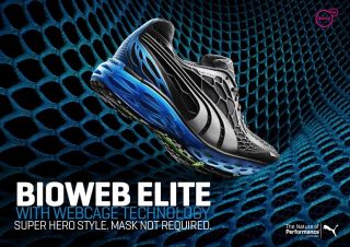 PUMA Mens BioWeb Elite Running Shoe Shoes