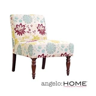 angeloHOME Bradstreet Floral Armless Chair