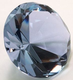 80mm Purple Crystal Diamond Jewel Paperweight Clothing