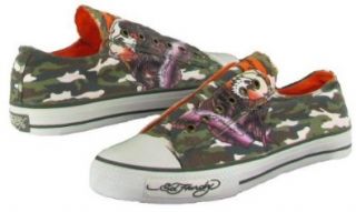 Audigier Mens Eagle Tattoo Canvas Shoes Sneakers Camouflage: Shoes