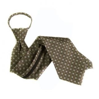 ZIP 905   Brown   Tan   Zipper Necktie Clothing