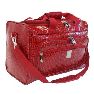 Jenni Chan 18 Inch Bows Red City Carry On Duffel Bag
