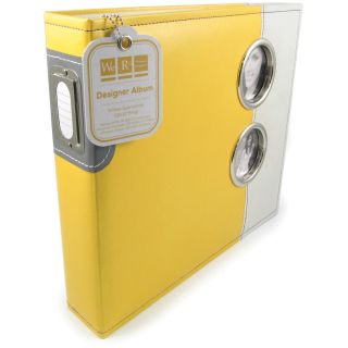 We R Memory Keepers Yellow Designer 3 Ring Photo Album Today $34.49