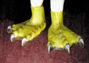 Chicken Feet Plastic Costume Accessory Clothing